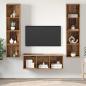 Preview: ARDEBO.de - TV-Schrank Set 3 pcs Altholz 37 x 37 x 142,5 cm Holzwerkstoff