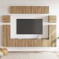Preview: TV-Schrank-Set 8 pcs Braun 30,5 x 30 x 90 cm Holzwerkstoff
