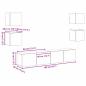 Preview: TV-Schrank-Set 6 pcs Braun 160 x 30 x 30 cm Holzwerkstoff