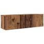 Preview: TV-Schrank-Set mit Regal Wandmontiert mit Speicher mit Tür 6 pcs Altholz 100 x 30 x 30 cm Holz