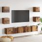 Preview: ARDEBO.de - TV-Schrank-Set 6 pcs Braun 200 x 30 x 30 cm Massivholz Akazie