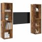 Preview: TV-Schrank-Set 2 pcs Braun 37 x 37 x 142,5 cm Holzwerkstoff
