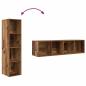 Preview: TV-Schrank-Set 2 pcs Braun 37 x 37 x 142,5 cm Holzwerkstoff