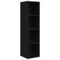 Preview: TV-Schrank-Set 2 pcs Schwarz 37 x 37 x 142,5 cm Holzwerkstoff