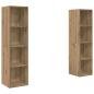 Preview: TV-Schrank-Set 2 pcs Braun 37 x 37 x 142,5 cm Holzwerkstoff
