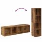 Preview: TV-Schrank-Set 4 pcs Braun 37 x 37 x 142,5 cm Holzwerkstoff