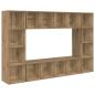 Preview: TV-Schrank-Set 4 pcs Braun 37 x 37 x 142,5 cm Holzwerkstoff