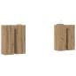 Preview: TV-Schrank-Set 4 pcs Eiche handwerklich 30,5 x 30 x 90 cm