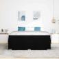 Preview: Bettgestell Schwarz 180 x 200 cm Stoff