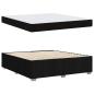 Preview: Bettgestell Schwarz 180 x 200 cm Stoff