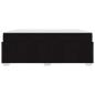 Preview: Bettgestell Schwarz 180 x 200 cm Stoff