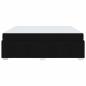 Preview: Bettgestell Schwarz 180 x 200 cm Stoff