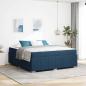 Preview: ARDEBO.de - Bettgestell Blau 180 x 200 cm Stoff