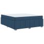 Preview: Bettgestell Blau 180 x 200 cm Stoff