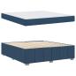 Preview: Bettgestell Blau 180 x 200 cm Stoff