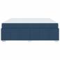 Preview: Bettgestell Blau 180 x 200 cm Stoff