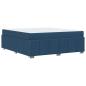 Preview: Bettgestell Blau 180 x 200 cm Stoff