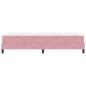 Preview: Boxspringbett mit Matratze Rosa 100 x 200 cm Samt