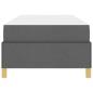 Preview: Boxspringbett Dunkelgrau und Braun und Weiß und Dunkelgrau