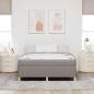 Preview: Boxspringbett Taupe und Beige und Weiß 140 x 200 cm der Schaum