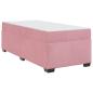 Preview: Bettgestell Sonstiges Rosa 100 x 200 cm Samt