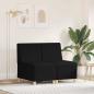 Preview: ARDEBO.de - Sofa Stuhl Hellgrau 55 cm Stoff 2 pcs Schwarz 55 x 74 x 82 cm