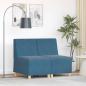 Preview: ARDEBO.de - Sofa Stühle 2 pcs Blau 55 x 74 x 82 cm Samt