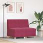 Preview: ARDEBO.de - Sofa Stühle 2 pcs Weinrot 55 x 74 x 82 cm Samt