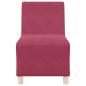 Preview: Sofa Stühle 2 pcs Weinrot 55 x 74 x 82 cm Samt