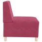 Preview: Sofa Stühle 2 pcs Weinrot 55 x 74 x 82 cm Samt