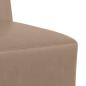 Preview: Sofa Stühle 2 pcs Cappuccino 55 x 74 x 82 cm Kunstleder