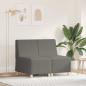 Preview: ARDEBO.de - Sofa Chiar 2 pcs Hellgrau 55 x 74 x 82 cm Cordstoff