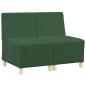 Preview: Sofa Chiar 2 pcs Dschungelgrün 55 x 74 x 82 cm Cordstoff