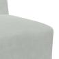Preview: Sofa Stühle 3 pcs Hellgrau 55 x 74 x 82 cm Samt