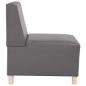 Preview: Sofa Stühle 3 pcs Grau 55 x 74 x 82 cm Kunstleder