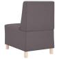 Preview: Sofa Stühle 3 pcs Grau 55 x 74 x 82 cm Kunstleder