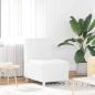 Preview: Sofa Stühle 3 pcs Weiß 55 x 74 x 82 cm Kunstleder