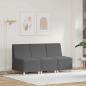 Preview: ARDEBO.de - Sofa Chiar 3 pcs Dunkelgrau 55 x 74 x 82 cm Cordstoff