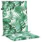 Preview: Stuhlkissen 2 pcs Blattmuster 100 x 50 x 3 cm Oxford Stoff