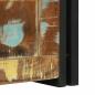 Preview: Aufbewahrungsbox Mehrfarbig 40 x 40 x 40 cm Massivholz Akazie