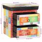 Preview: Nachttisch Multicolour 40 x 30 x 40 cm Massivholz mit Farbe