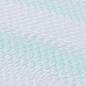 Preview: Matratzenauflage Weiß und Grün 80 x 200 cm Jacquard Stoff