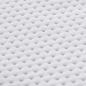 Preview: Matratzenauflage Weiß 90 x 200 cm Jacquard Stoff