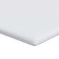 Preview: Matratzenpads Weiß 90 x 190 cm 100% Polyester Jacquardstoff