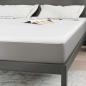 Preview: Matratzentopper aus Memory-Schaum 160 x 200 cm Thick Weich Weiß