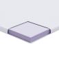 Preview: Matratzentopper aus Memory-Schaum 90 x 190 cm Thick Weich Weiß