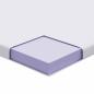 Preview: Matratzentopper aus Memory-Schaum 80 x 200 cm Thick Weich Weiß