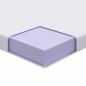 Preview: Matratzentopper aus Memory-Schaum 200 x 200 cm Thick Weich Weiß