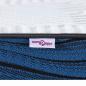 Preview: Matratzenpads Weiß und Blau 70 x 200 cm
