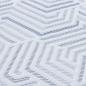 Preview: Matratzenauflage Weiß 180 x 200 cm Jacquard-Stoff